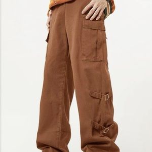 Men Flap Pocket Side Cargo Pants